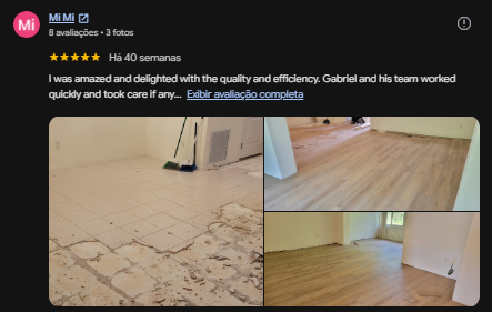 Original Google review screenshot from Mi Mi